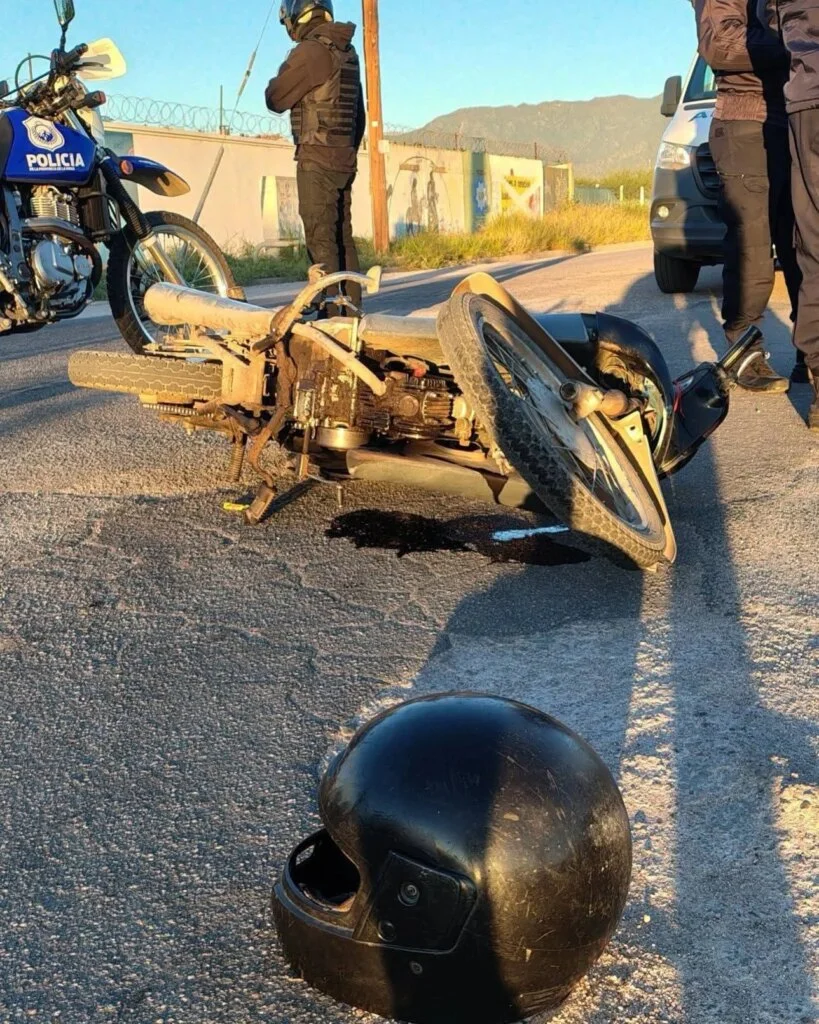 Accidente de motos en La Rioja: dos mujeres sufren lesiones leves