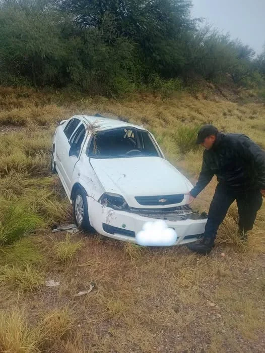 Accidente en Ruta 27 deja a un adolescente con fractura de clavícula