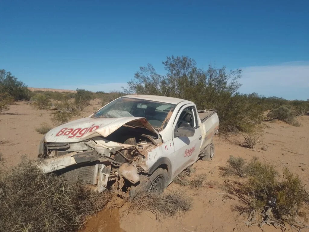 Accidente en Ruta 76: Vuelco deja un herido cerca de Talampaya
