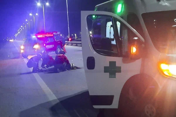 Accidente en Ruta Nacional 38: dos motociclistas heridos en el siniestro de este domingo