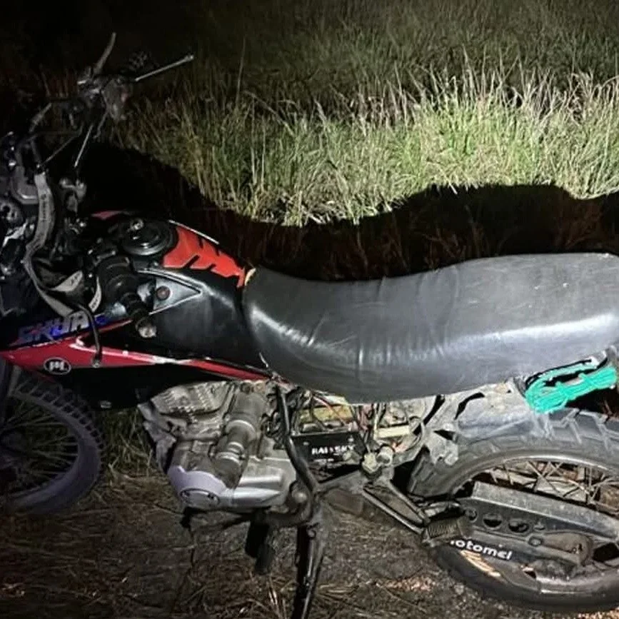 Accidente en Ruta Nacional 38: motociclista herido tras maniobra peligrosa