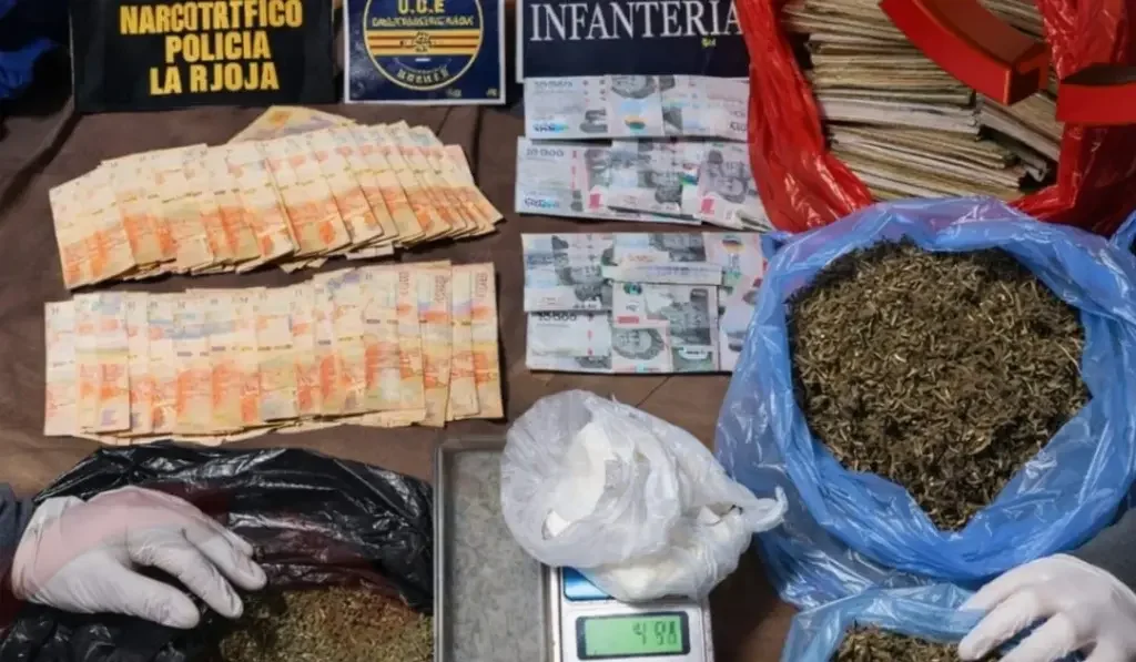 Allanamientos en Chilecito: impactante golpe al narcotráfico con millonaria incautación