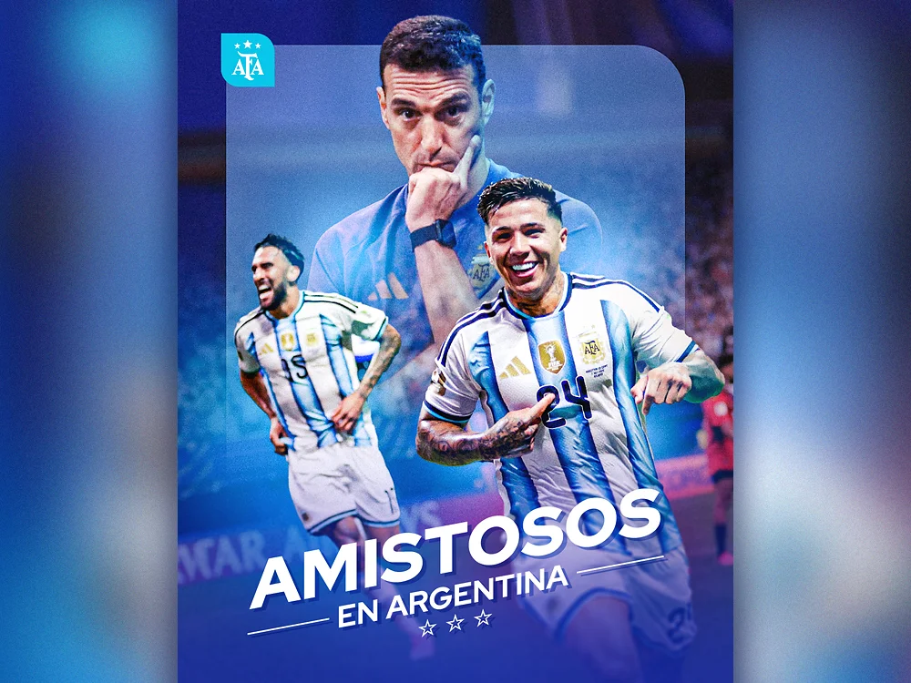 Argentina se prepara para una serie de amistosos internacionales que entusiasman a los hinchas.