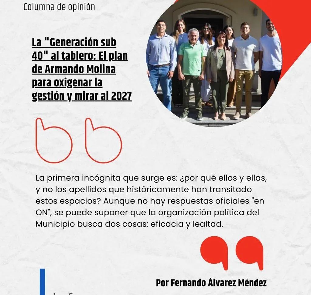 Armando Molina presenta su estrategia para revitalizar la gestión hacia 2027