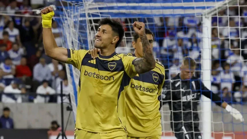 Boca inicia su camino en la Libertadores con una victoria ajustada en Chile