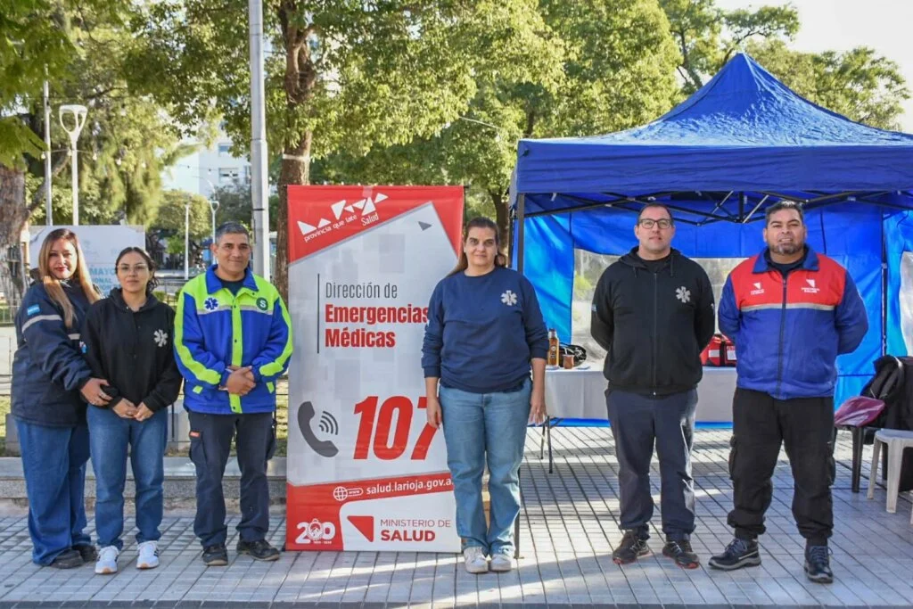 Campaña en La Rioja promueve el uso responsable del servicio de emergencias 107