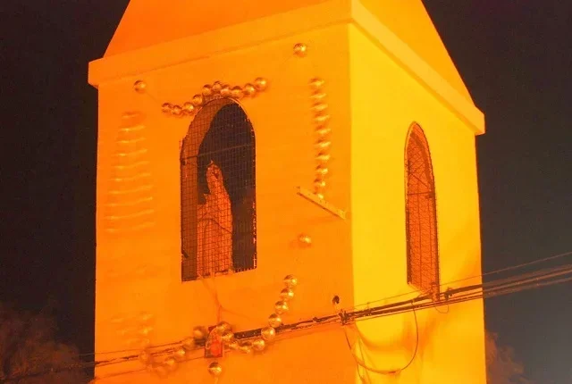 Chilecito conmemora dos décadas de la Virgen del Campanario con una emotiva misa