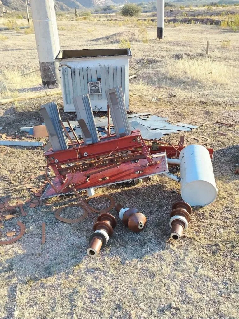 Creciente vandalismo en La Rioja: desmantelan transformador eléctrico en Ruta 75