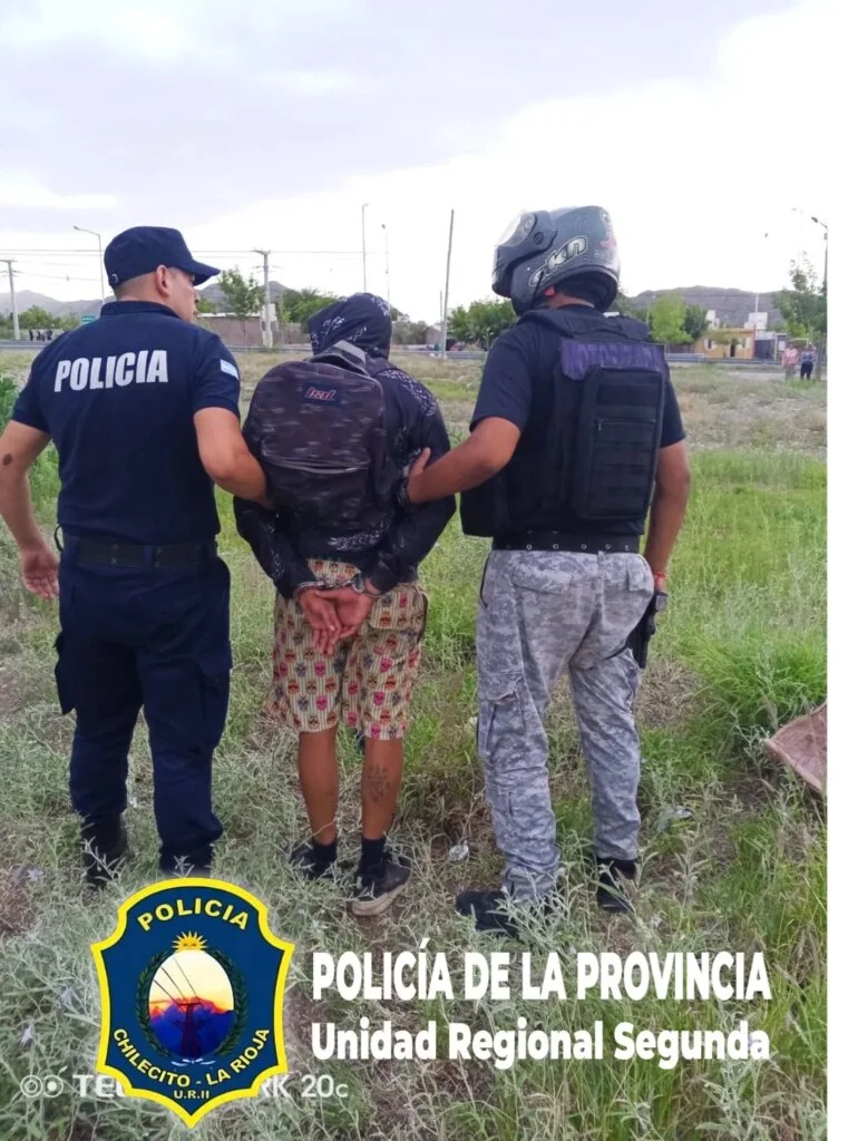 Detenido en Chilecito tras ser acusado de amenazas y robos con cuchillo
