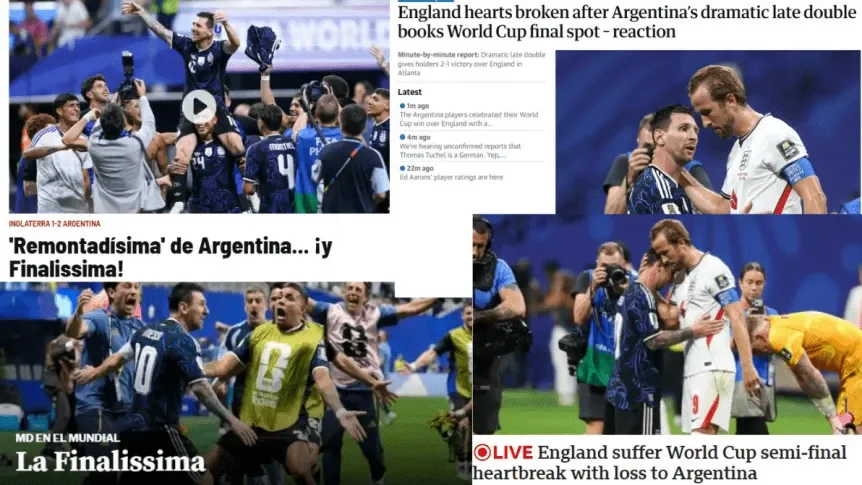 El triunfo de Argentina ante Inglaterra: repercusiones en la prensa deportiva internacional