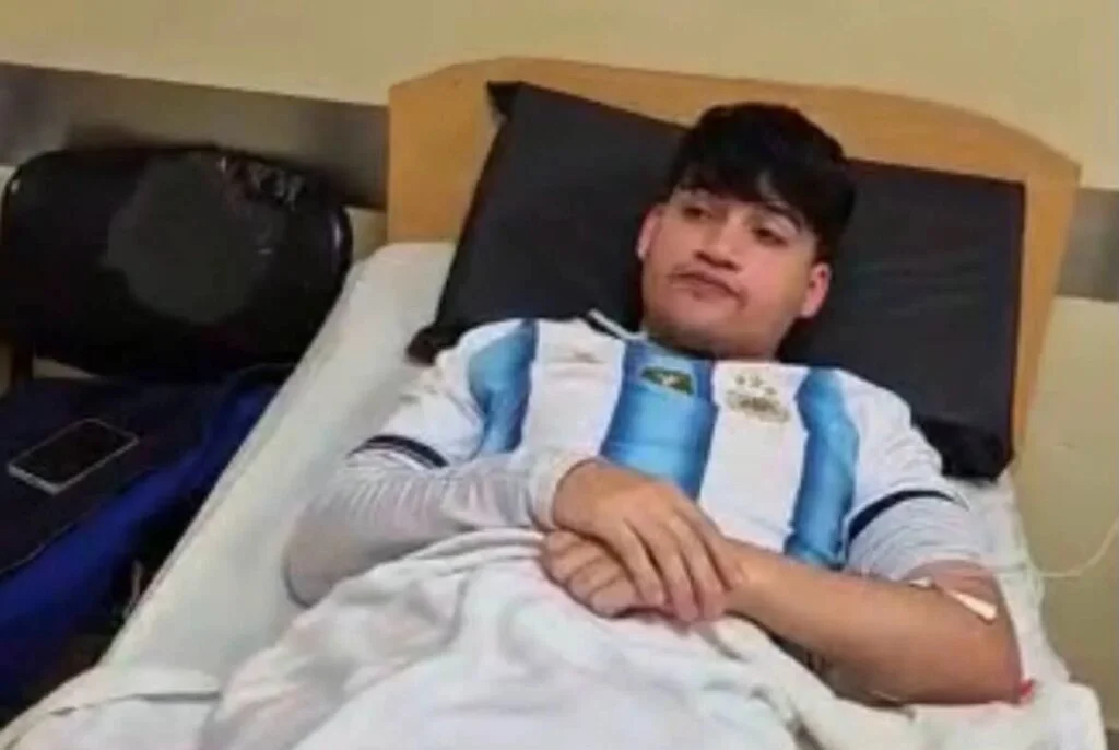 Festejos en plaza 25 de Mayo terminan en violencia: un joven herido con botella