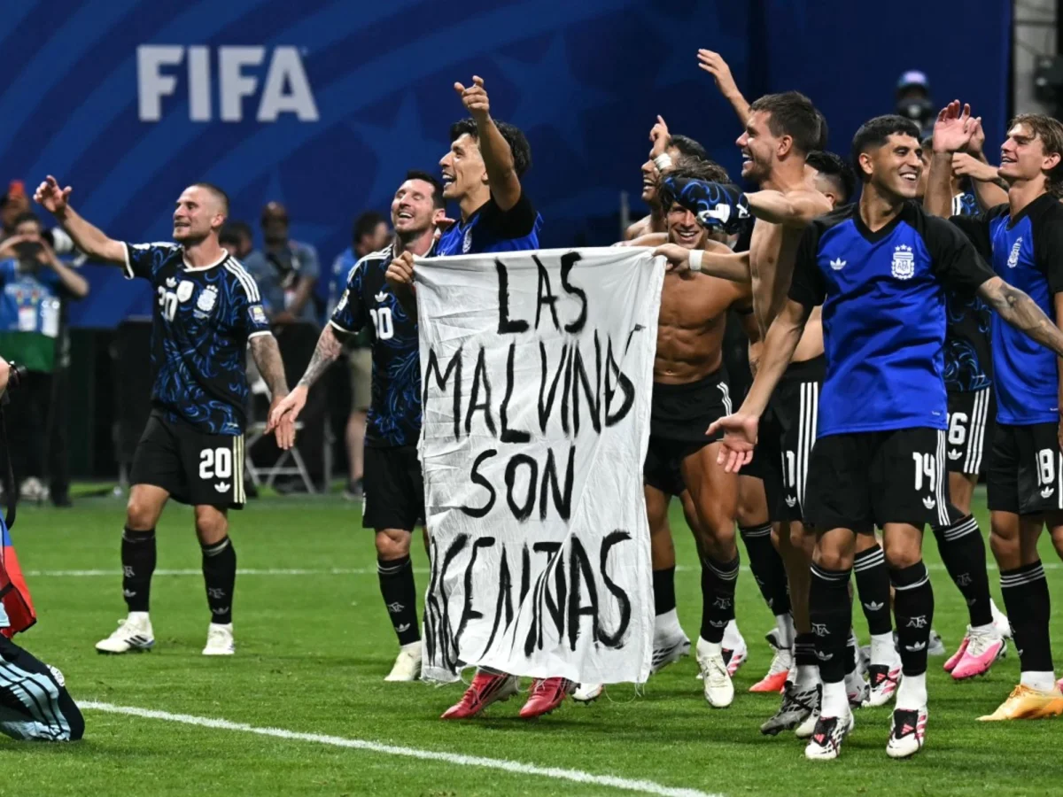 FIFA investiga a Argentina por incidentes en la final y la bandera de Malvinas