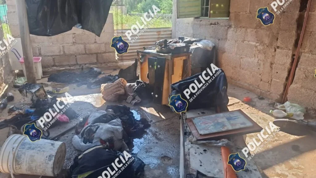 Incendio en el barrio Futuro: un cortocircuito causa pérdidas materiales