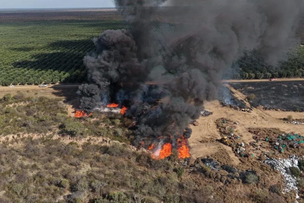Incendio en Finca Olmedo: vecinos preocupados por la situación ambiental