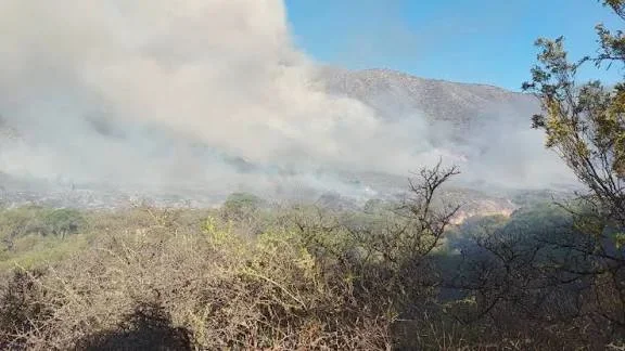 Incendio en Guanchín: comunidad respira aliviada tras control de focos principales