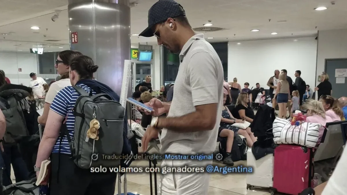 La chicana de una aerolínea internacional tras la derrota de Argentina en la final