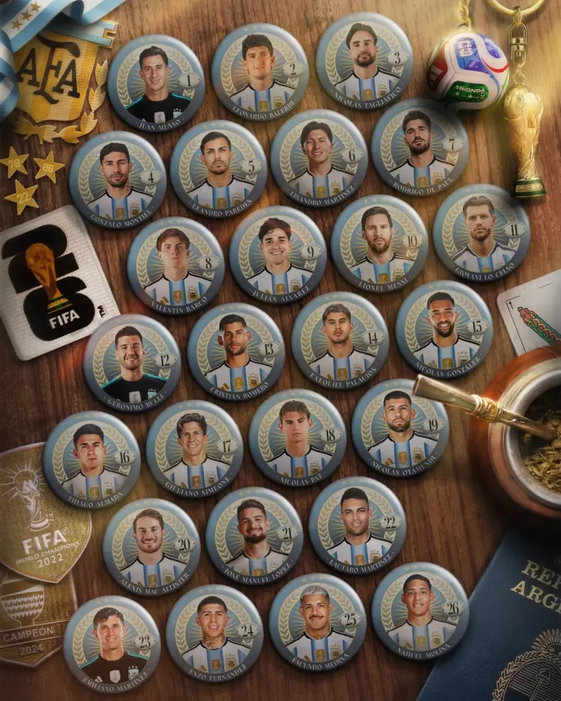 La Selección Argentina se prepara para el Mundial: Messi al frente de los convocados