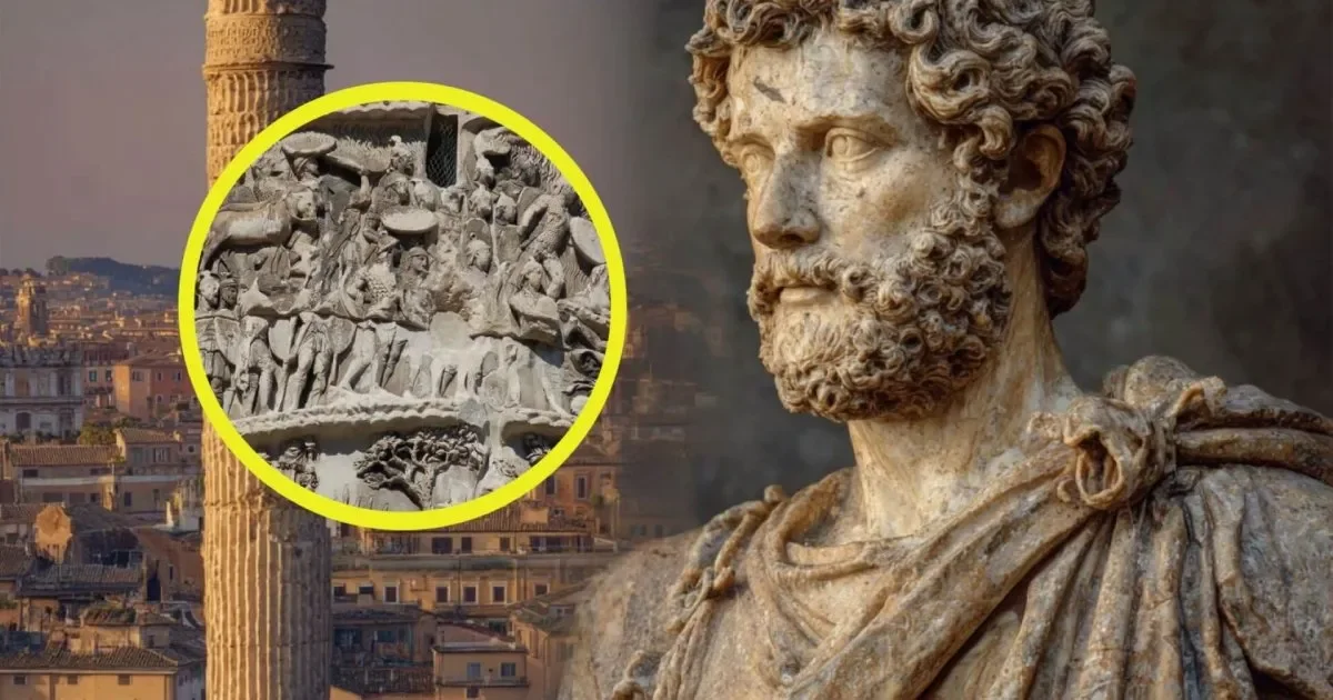 La tecnología láser devuelve el esplendor a la columna de Marco Aurelio en Roma