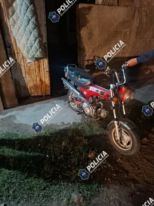 Moto robada en el barrio Urbano 34: la Policía la recupera en operativos recientes