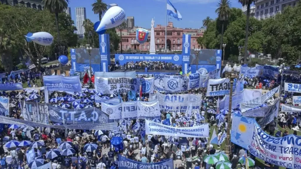 Movilización del Día del Trabajador: la CGT se prepara para una gran marcha en Plaza de Mayo