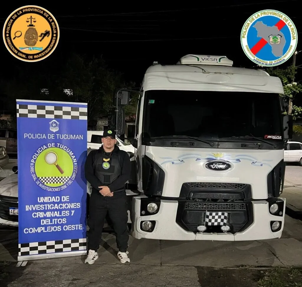 Operativo en Tucumán: recuperan camión robado vinculado a estafa en La Rioja