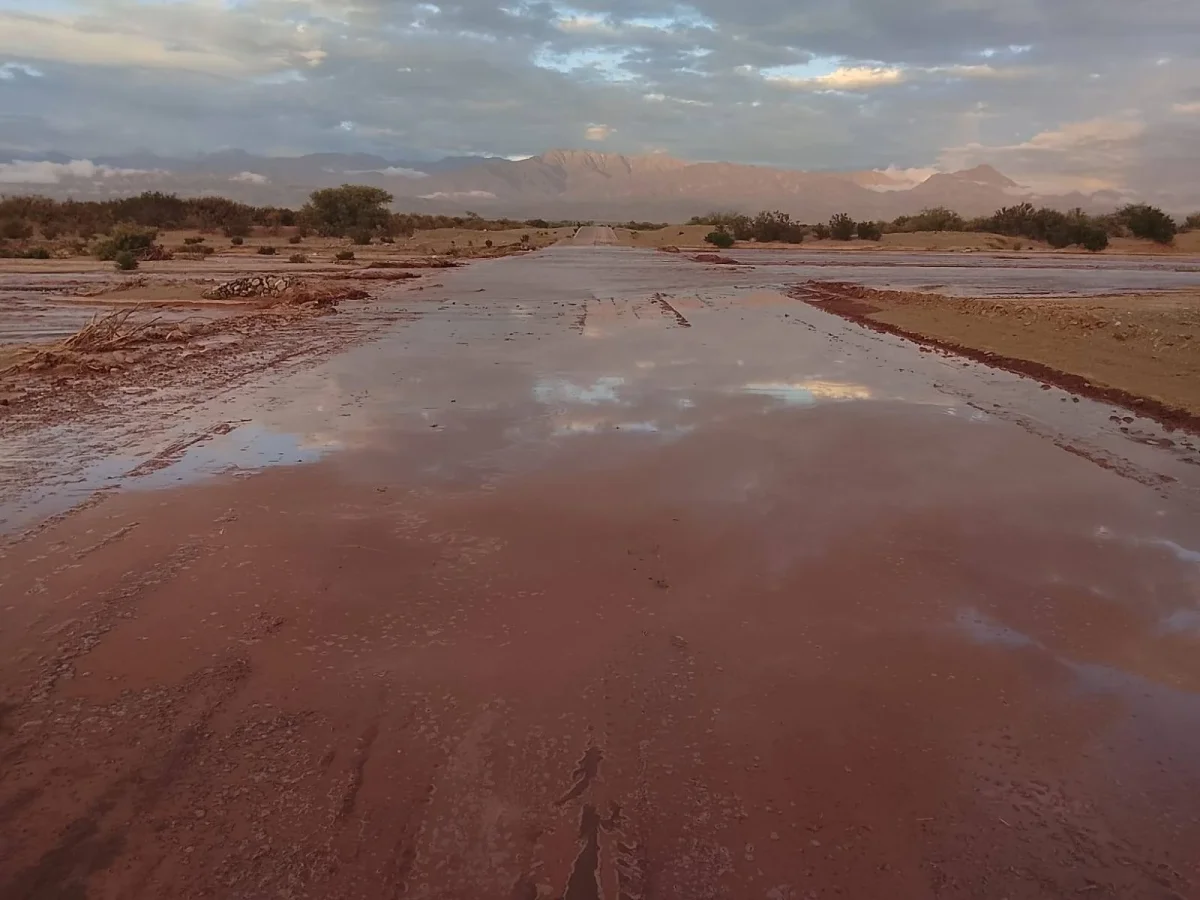 Precaución al viajar: condiciones difíciles en el tramo Guandacol-Villa Unión