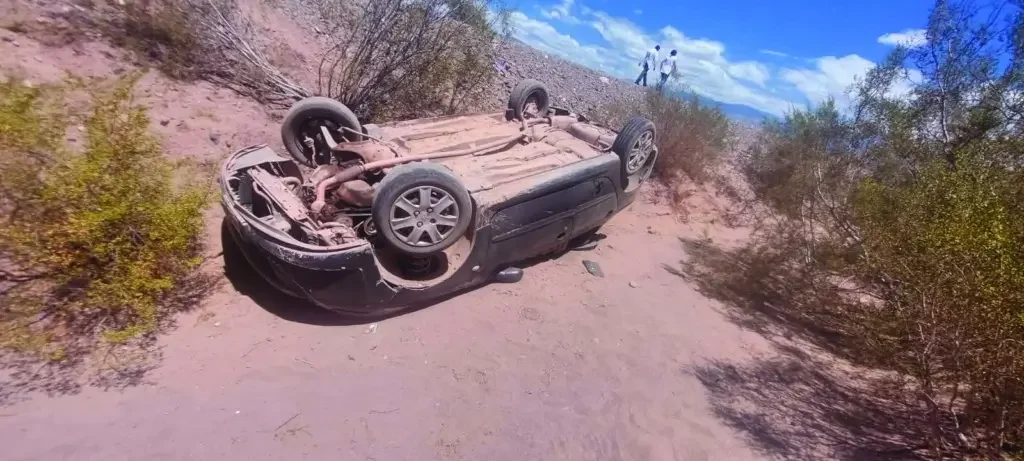 Ruta Nacional 40 afectada por accidente: daños materiales entre Villa Unión y Guandacol