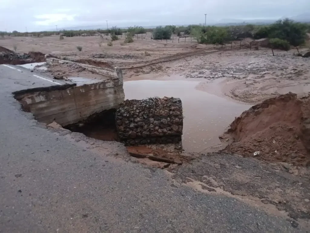 Rutas en mal estado: la Provincia advierte sobre peligros tras el temporal