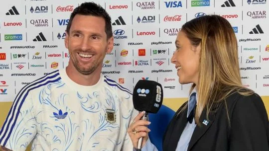 Sofi Martínez y Messi celebran la victoria argentina en un emotivo video viral