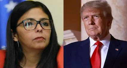 Trump advierte a Delcy Rodríguez sobre las consecuencias económicas para Venezuela