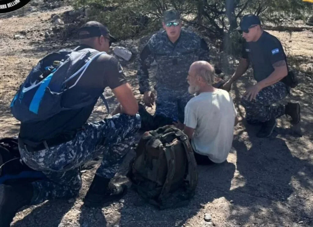 Turista marplatense perdido en Cerro Velasco: un rescate exitoso en Chilecito