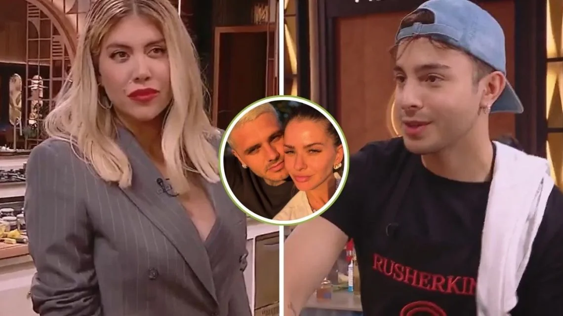 Wanda Nara genera revuelo con su pregunta a Rusherking sobre Icardi en MasterChef Celebrity